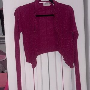 ONLY Women's Sparkling Pink Cardigan